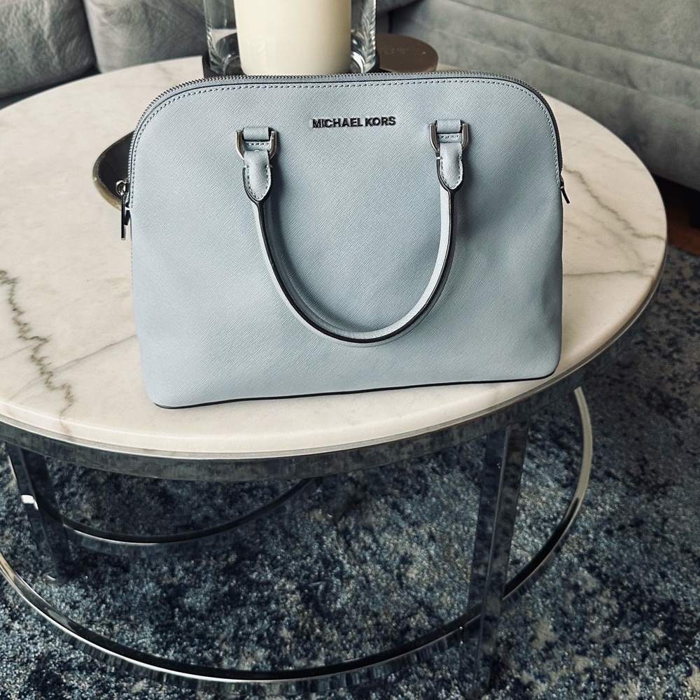 Michael Kors Sky Blue Satchel